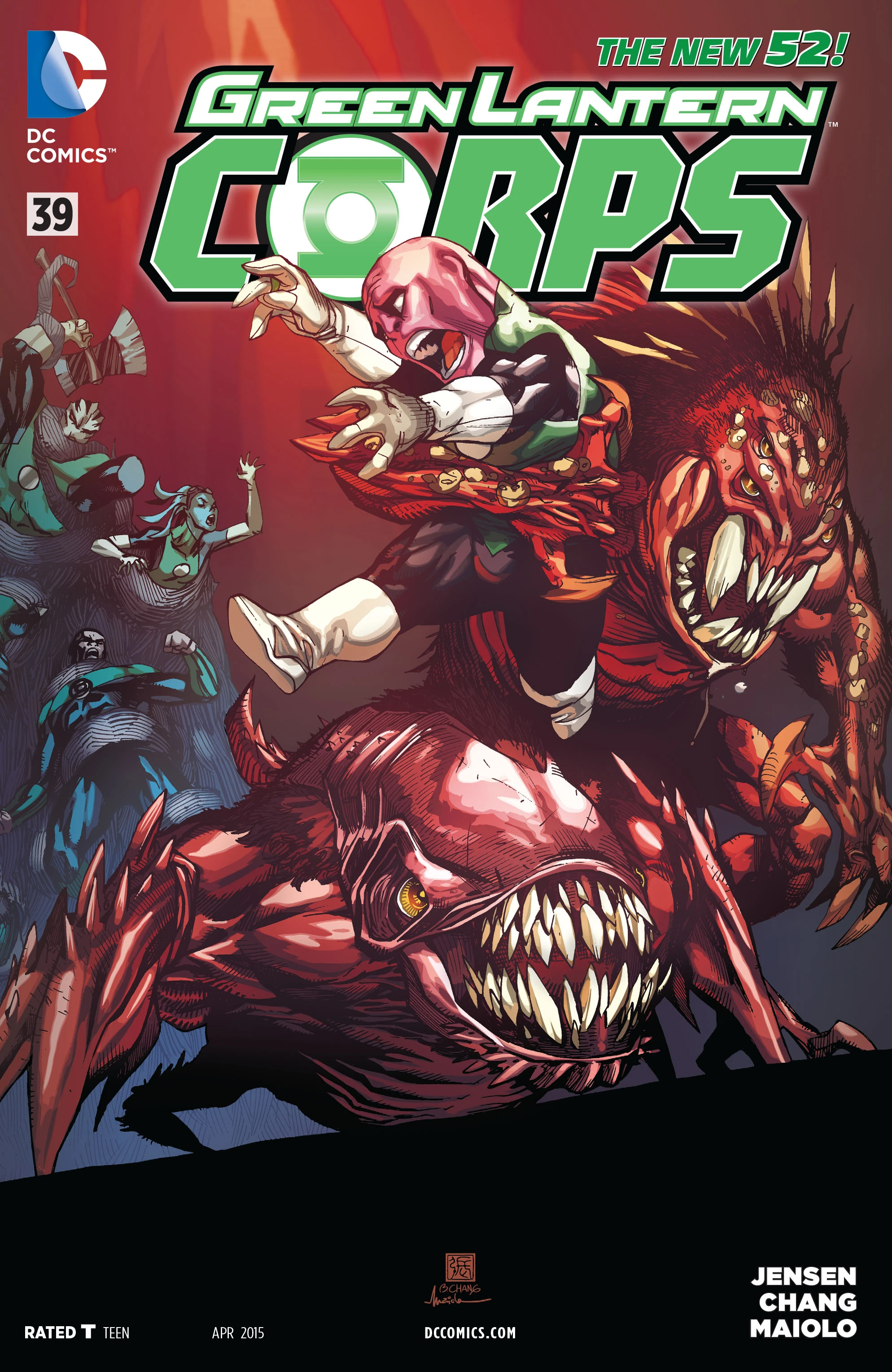 Green Lantern Corps #39 (DC, 2015 — Cover A) cover